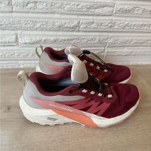 Salomon Women's Burgundy Pink Trail Running Shoes